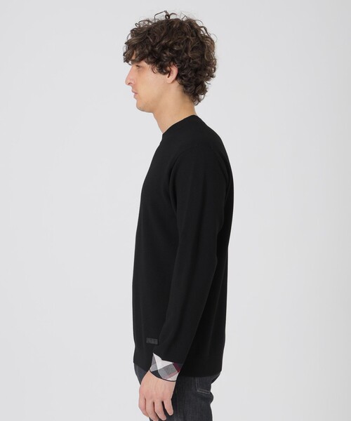 ✨新品タグ付き✨23AW ブラックレーベル　ニットブルゾン　ブラック　サイズM スタンドジップニットブルゾン,ikka| TOKYO DESIGN CHANNEL