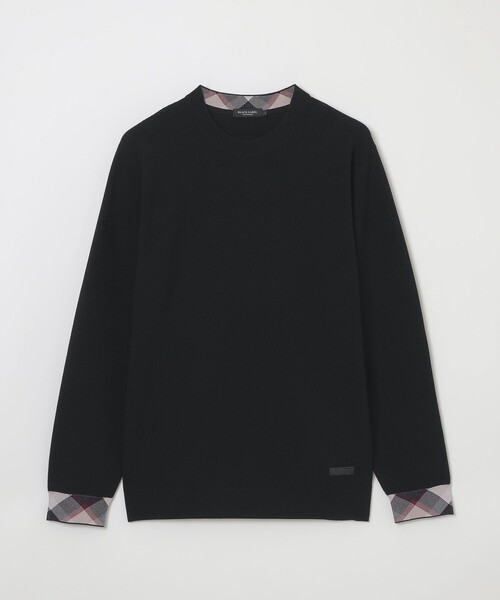 美品✨　ブラックレーベルクレストブリッジ　ニット　セーター　チェック　紺色　LL BLACK LABEL CRESTBRIDGE（ブラックレーベル クレストブリッジ