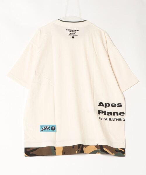 「AAPE BY A BATHING APE」 半袖Tシャツ MEDIUM ブラック メンズ_画像3