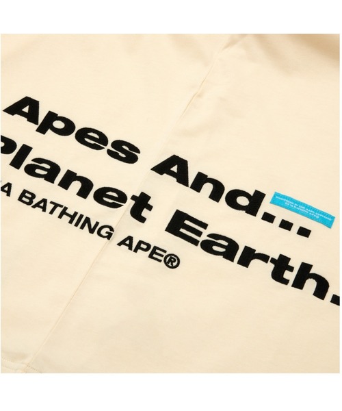 「AAPE BY A BATHING APE」 半袖Tシャツ MEDIUM ブラック メンズ_画像5