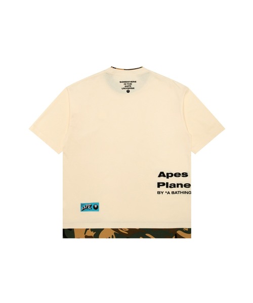 「AAPE BY A BATHING APE」 半袖Tシャツ MEDIUM ブラック メンズ_画像8