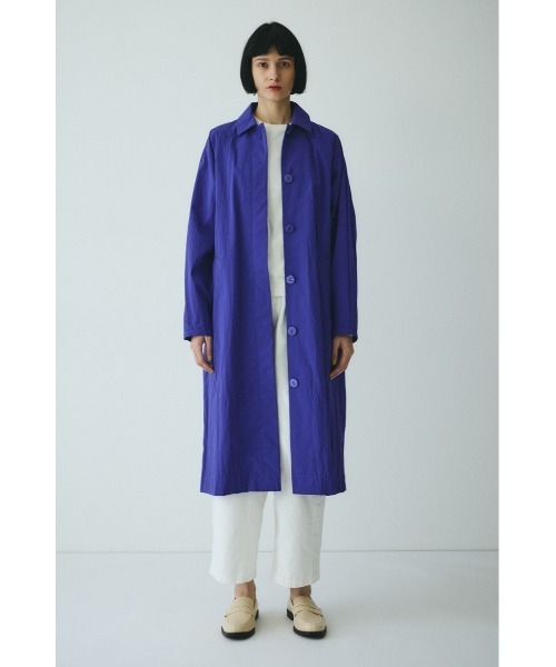 SFC SOUTIEN COLLAR COAT（ステンカラーコート）　ピンズ付き HeRIN.CYE ステンカラーコート コート Soutien collar coat ステン