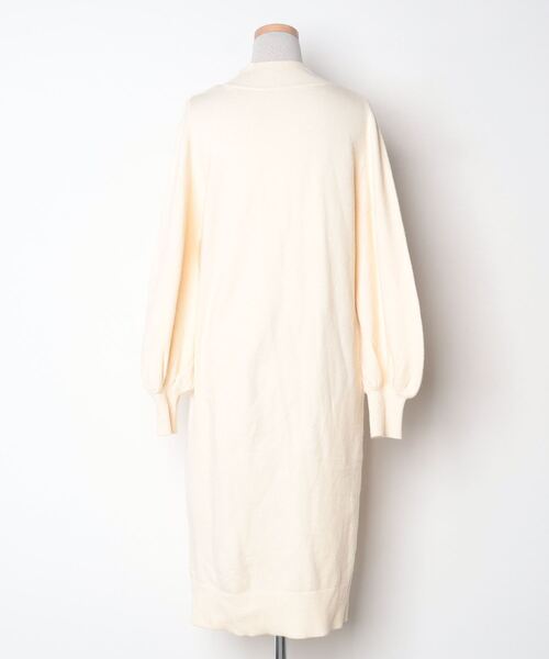 「CELFORD」 ニットワンピース 36 ベージュ レディース_画像2