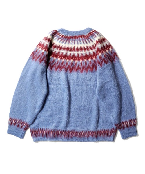 「HOUSTON」 「UNIVERD72」長袖ニット X-LARGE ブラック メンズ_画像3