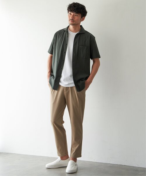 「ikka」 イージーパンツ M グリーン系その他 メンズ_画像2