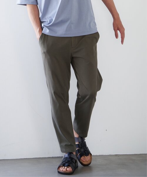 「ikka」 イージーパンツ M グリーン系その他 メンズ_画像3