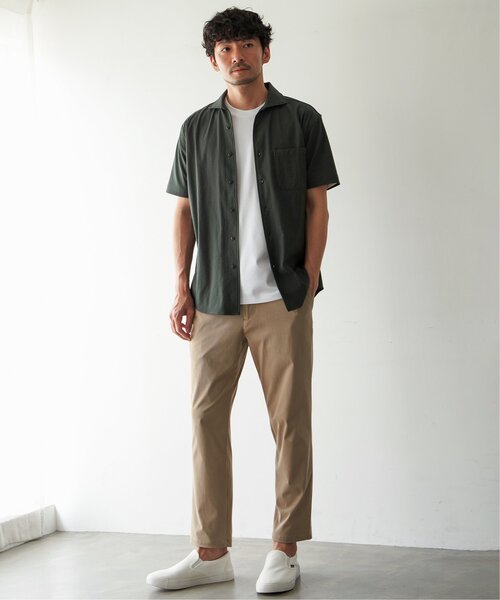 「ikka」 イージーパンツ M グリーン系その他 メンズ_画像6