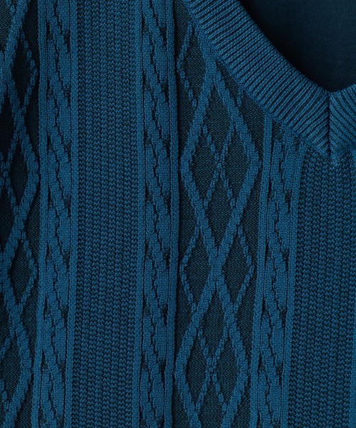 MEN'S BIGI（メンズビギ） tシャツ アラン調 ニットコンビTシャツ