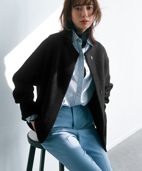 「23区 S」 長袖シャツ 34 ピンク レディース_画像3