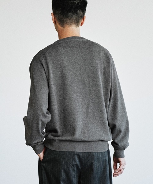 WYM LIDNM カーディガン T/C CREW COMPACT CARDIGAN メンズ レディース