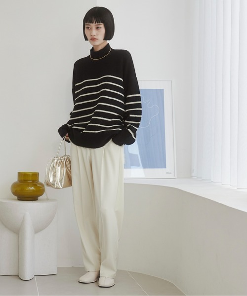 「ANGIE」 長袖ニット FREE レッド レディース_画像3