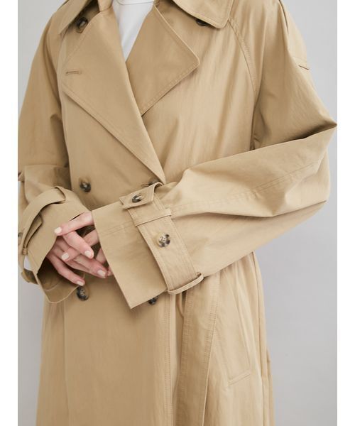 トレンチコート コート 撥水オーバーサイズトレンチコート レディース | Mila Owen | 12