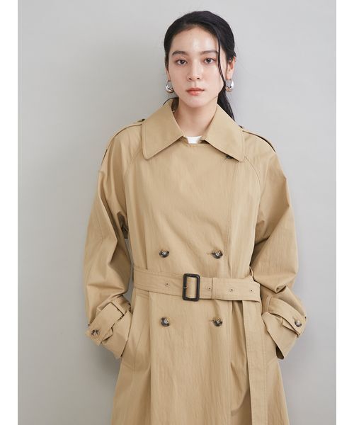トレンチコート コート 撥水オーバーサイズトレンチコート レディース | Mila Owen | 18