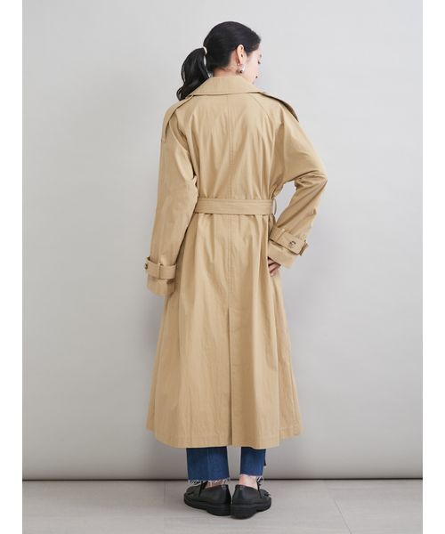 トレンチコート コート 撥水オーバーサイズトレンチコート レディース | Mila Owen | 20