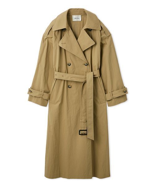 トレンチコート コート 撥水オーバーサイズトレンチコート レディース | Mila Owen | 22