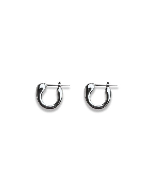 ピアス Drop Curve Hoop Pierce / 金属アレルギー対応 レディースの画像