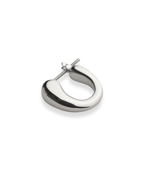 ピアス Drop Curve Hoop Pierce / 金属アレルギー対応 レディースの画像