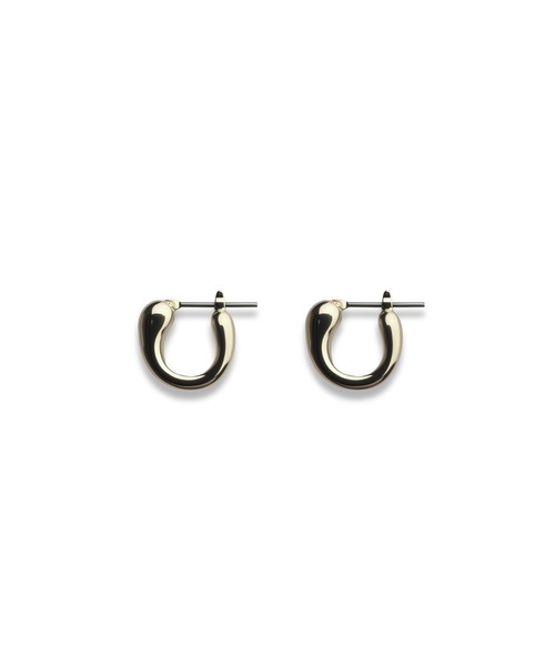 ピアス Drop Curve Hoop Pierce / 金属アレルギー対応 レディースの画像