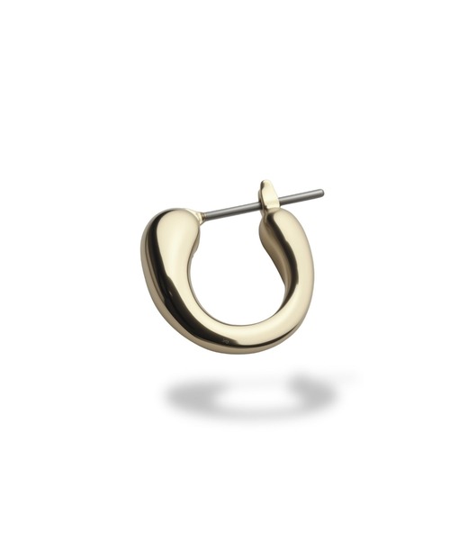 ピアス Drop Curve Hoop Pierce / 金属アレルギー対応 レディースの画像