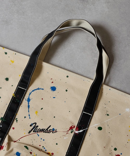 NUMBER (N)INE（ナンバーナイン） トートバッグ HAND PAINTED CANVAS