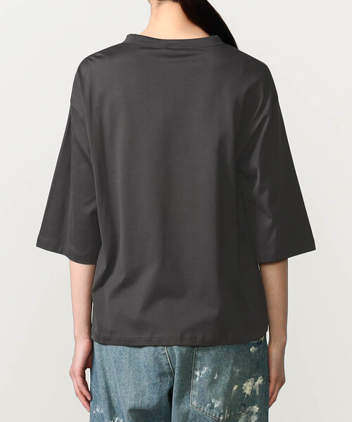 handvaerk（ハンドバーク） tシャツ 半袖 | 60/2 ボトルネックTシャツ