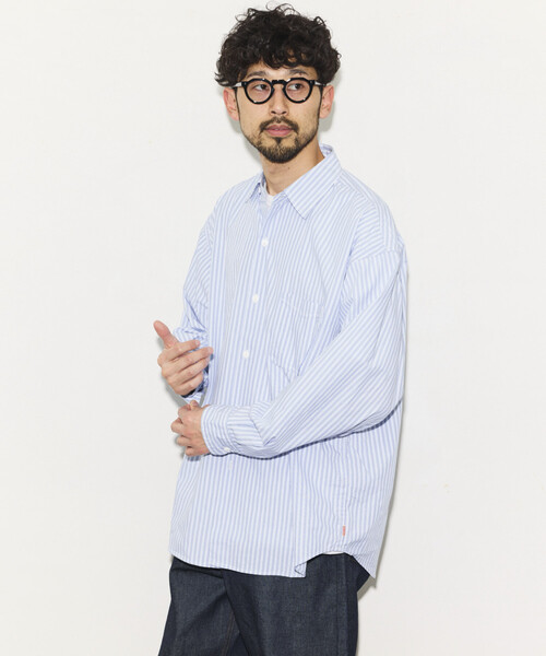 HINSON シャツ HINSON/ヒンソン リラックスフィット ブロード