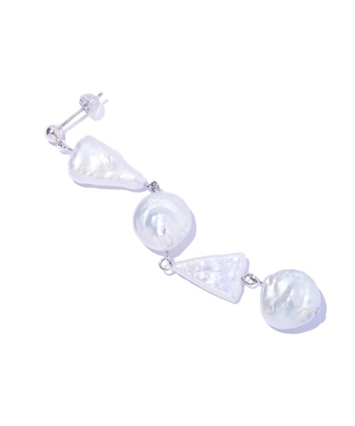 ピアス 「IRIS 47」mozaic pearl pierce/モザイク パール ピアス レディースの画像