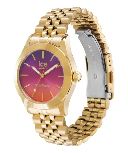 「ICE WATCH」 アナログ腕時計 MEDIUM ゴールド レディース_画像4