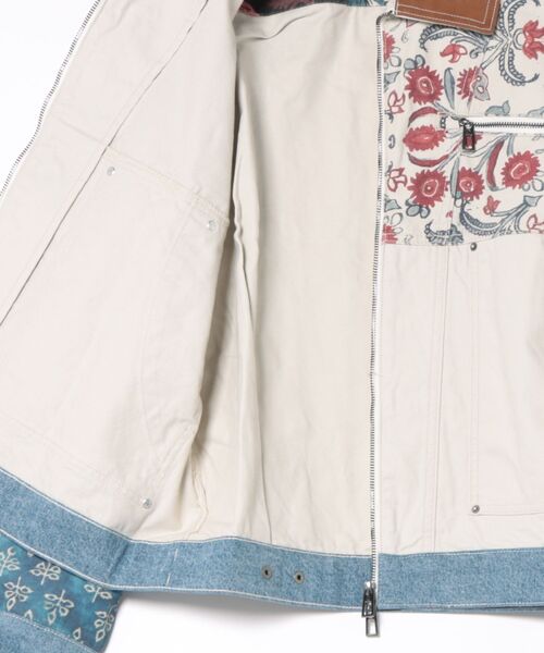 新品未使用 Desigual デシグアル ブルゾン ビーズ刺繍 レース シアー Desigual（デシグアル） ブルゾン アウター パッチワーク ジップアップ
