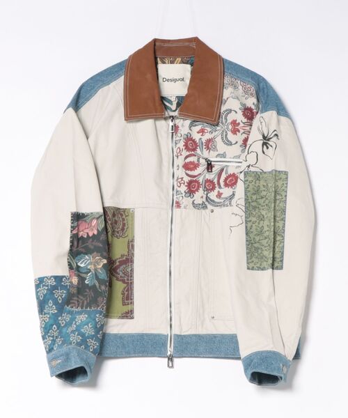 Desigual（デシグアル） ブルゾン アウター パッチワーク ジップアップ