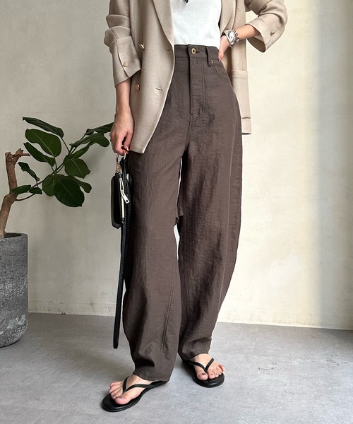 DouDou（ドゥドゥ） パンツ 38 カーキ レディース : ZOZOTOWN Yahoo!店
