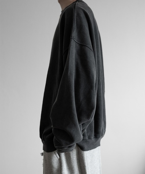 「RUUBON」 スウェットカットソー S ダークグレー メンズ_画像5