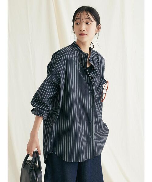 「CRAFT STANDARD BOUTIQUE」 長袖チュニック S ブルー系その他6 レディース_画像4