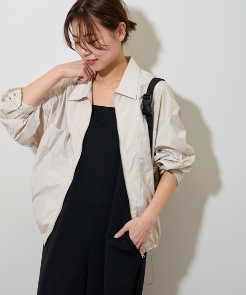 JOURNAL STANDARD relumeナイロンブルゾン ベージュ JOURNAL STANDARD relume（ジャーナルスタンダード レリューム