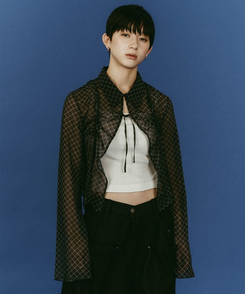 Knuth Marf（クヌースマーフ） sheer collared blouse レディース