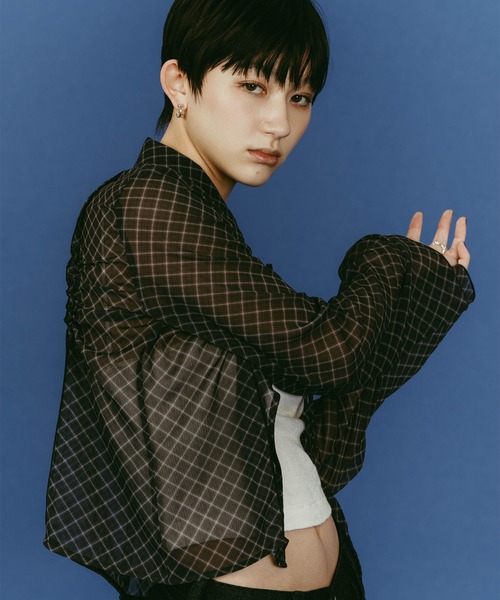 Knuth Marf（クヌースマーフ） sheer collared blouse レディース