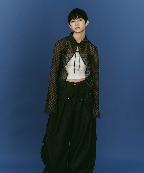 Knuth Marf（クヌースマーフ） sheer collared blouse レディース