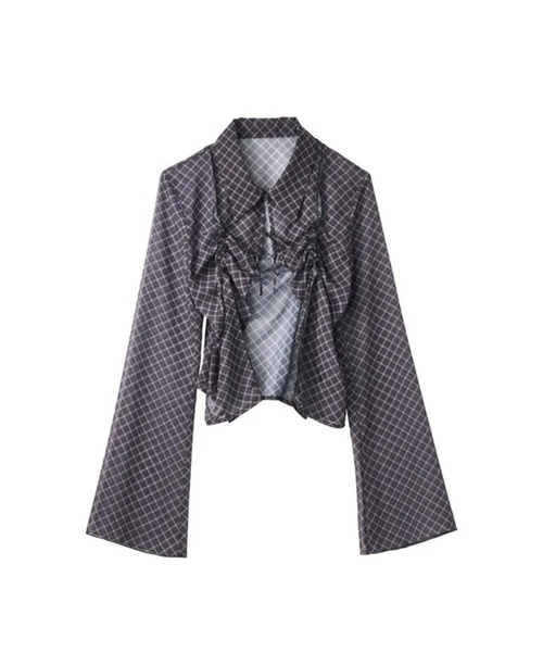 Knuth Marf（クヌースマーフ） sheer collared blouse レディース