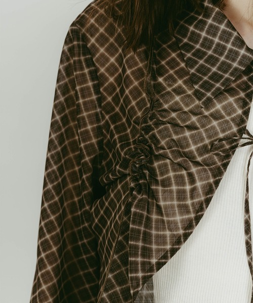 Knuth Marf（クヌースマーフ） sheer collared blouse レディース