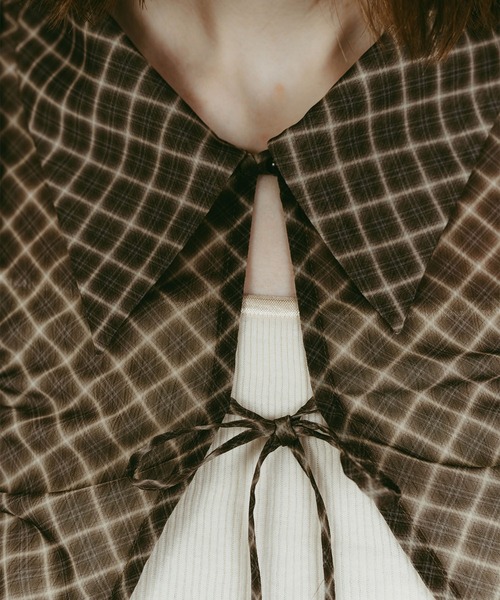 Knuth Marf（クヌースマーフ） sheer collared blouse レディース
