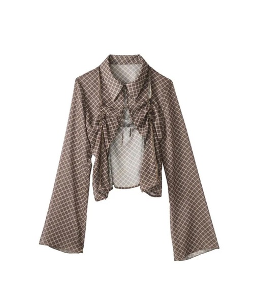 Knuth Marf（クヌースマーフ） sheer collared blouse レディース