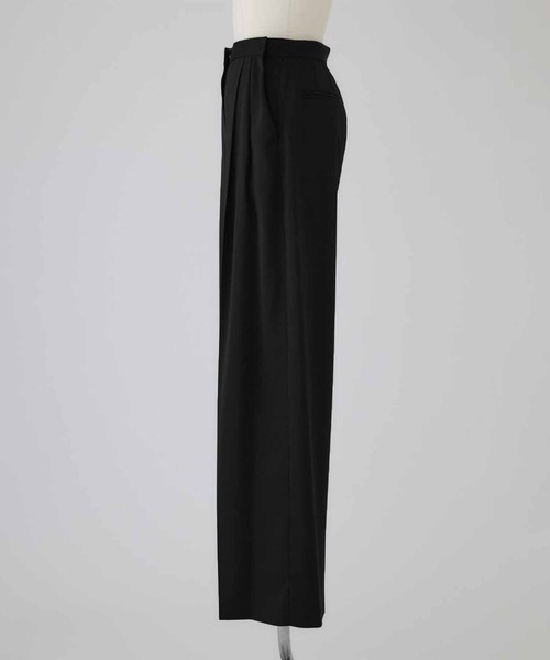 RIM.ARK スラックス パンツ 「RIM.ARK/リムアーク」Move belt satin PT