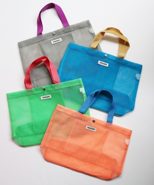 「stample」 「KIDS」トートバッグ F コーラル キッズ_画像4