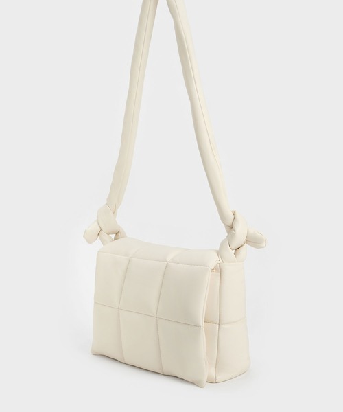 「CHARLES \u0026 KEITH」 ショルダーバッグ L ダークブラック レディースの画像