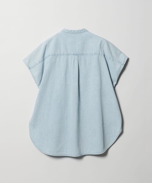 conte ブラウス シャツ 「conte」デニム スキッパーシャツ レディース