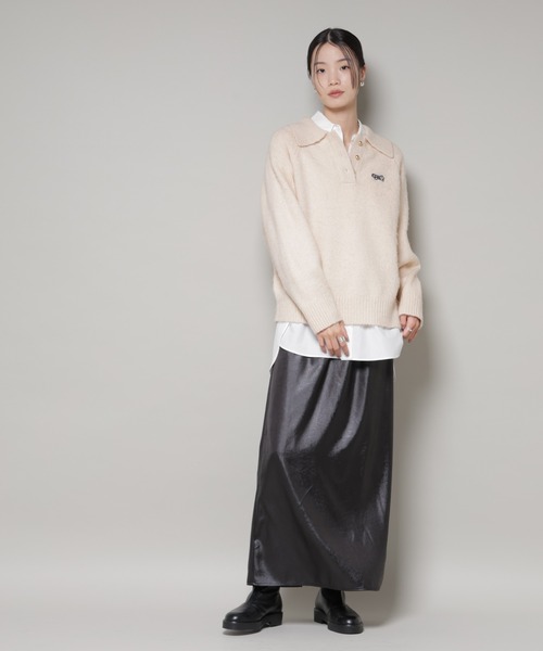 「PENNEYS」 長袖ニット FREE チャコール レディース_画像2