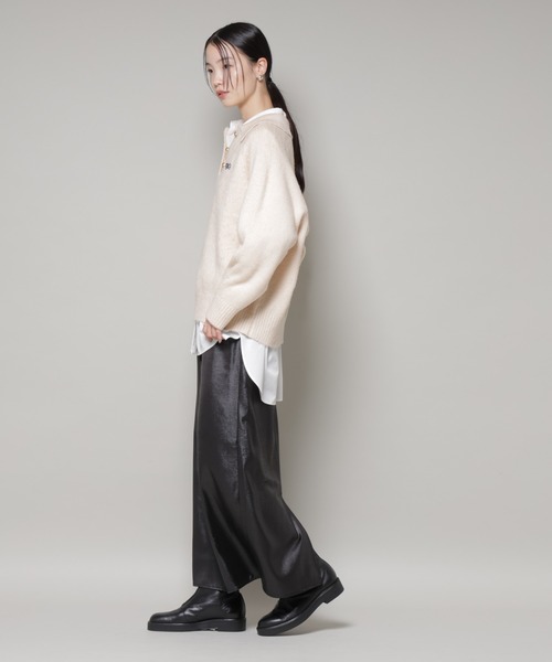 「PENNEYS」 長袖ニット FREE チャコール レディース_画像4