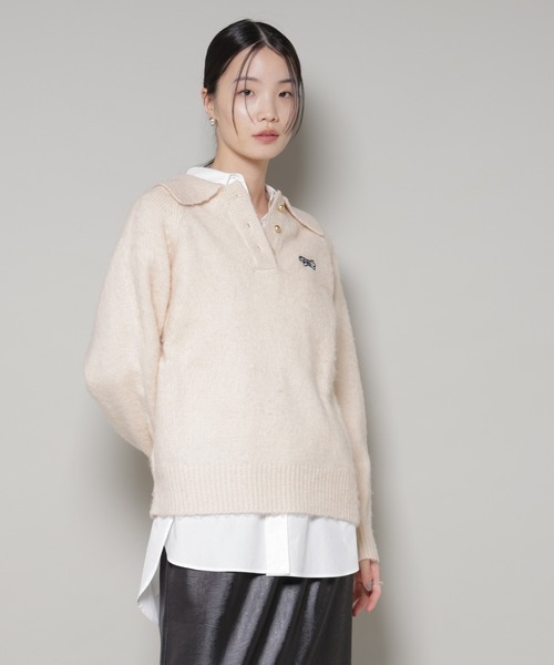 「PENNEYS」 長袖ニット FREE チャコール レディース_画像7