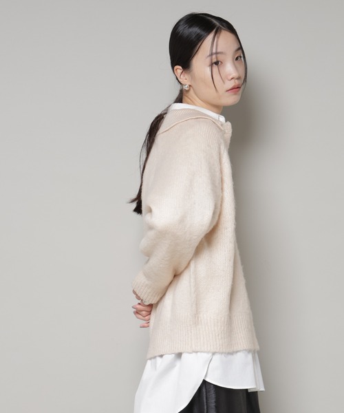 「PENNEYS」 長袖ニット FREE チャコール レディース_画像8