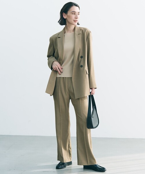 「UNFILO」 ノースリーブニット MEDIUM ベージュ レディース_画像8